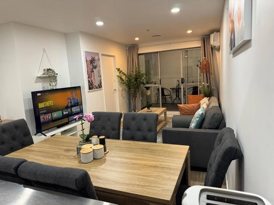 Stunning 3 Bd - 2 Bth City Apt - Pool & Carpark Auckland Exteriör bild